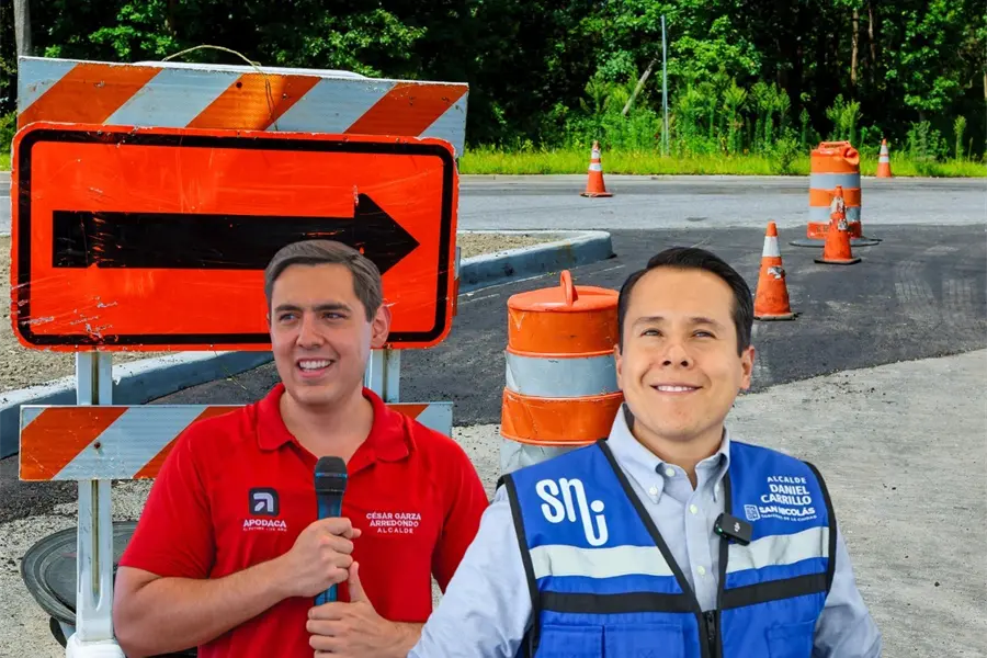 César Garza Arredondo lidera la renovación de avenida Aceros antes de Navidad