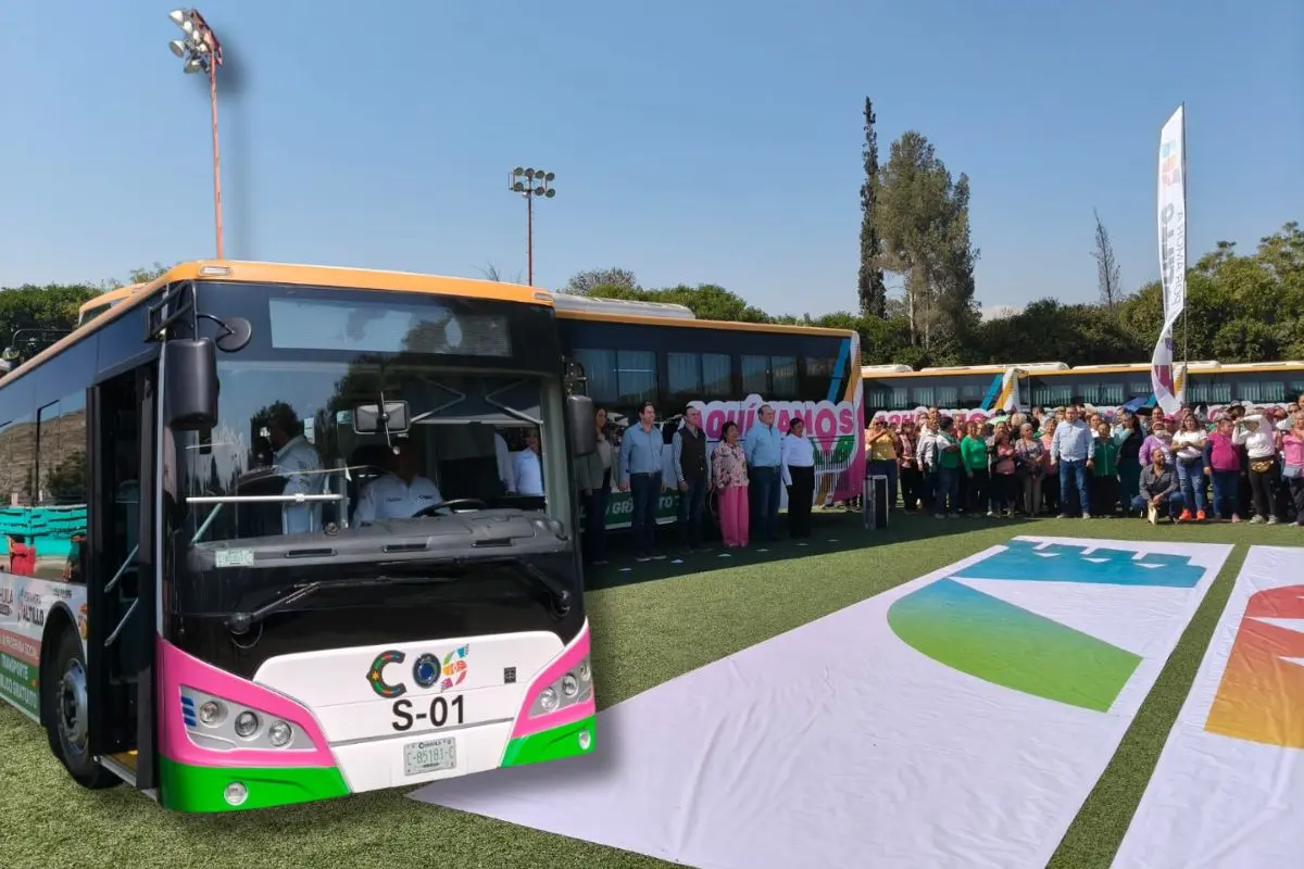 Presentan unidades Aquí Vamos Gratis en Saltillo / Foto: Marco Juárez | Canva