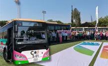Aquí Vamos Gratis en Saltillo: presentan nuevas unidades y dan banderazo 