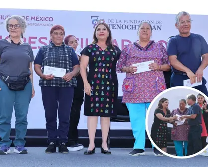 Clara Brugada entrega Ingreso Ciudadano Universal a más de 8 mil adultos en CDMX