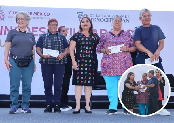 Clara Brugada entrega Ingreso Ciudadano Universal a más de 8 mil adultos en CDMX