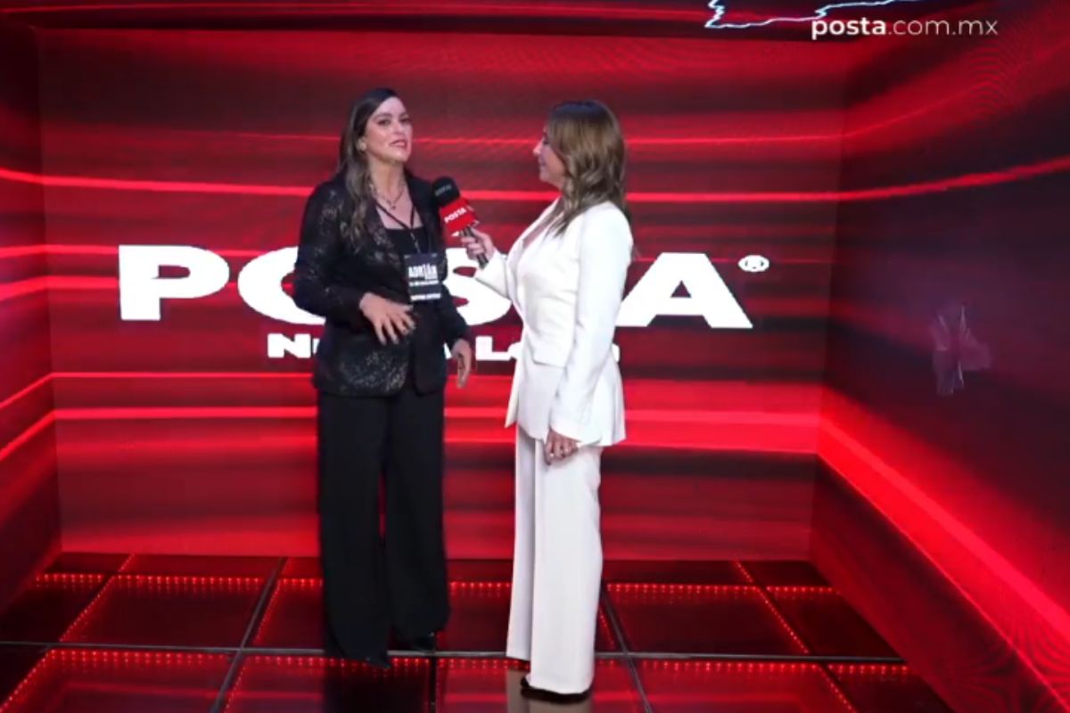 Anita Gonzalez, presente para acompañar al alcalde Adrián de la Garza