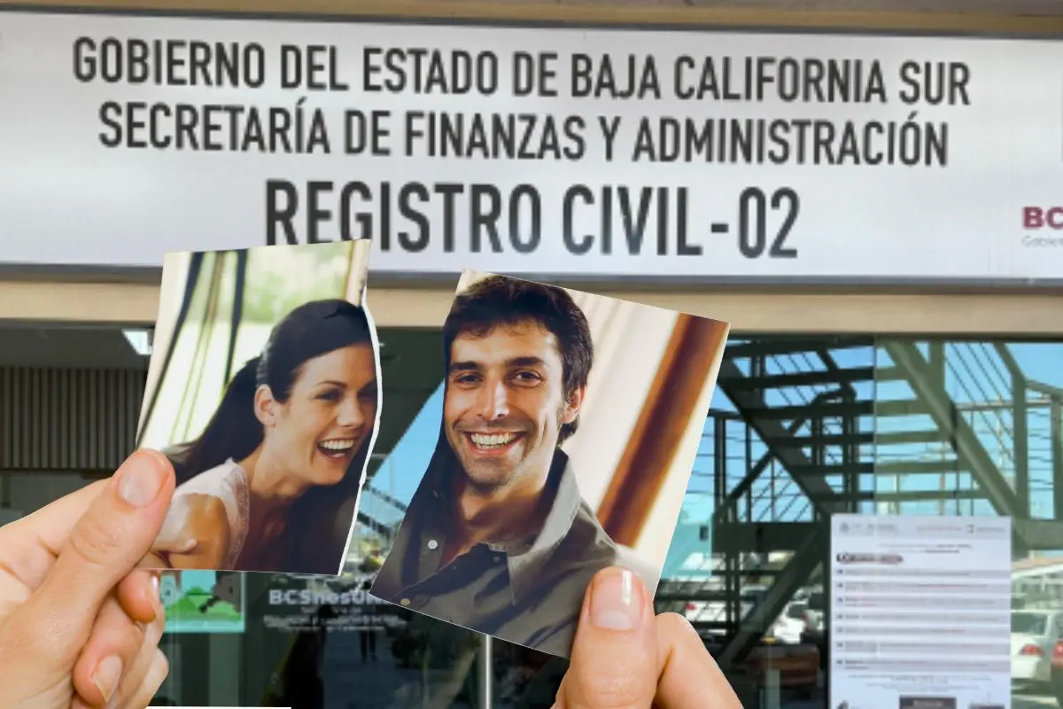 La edad promedio de las personas divorciantes es 41 años en mujeres y 43 en hombres, según datos del INEGI. Foto: Registro Civil Baja California Sur