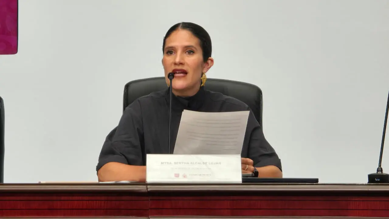 Bertha Alcalde Luján, fiscal de CDMX.    Foto: Mario Flores