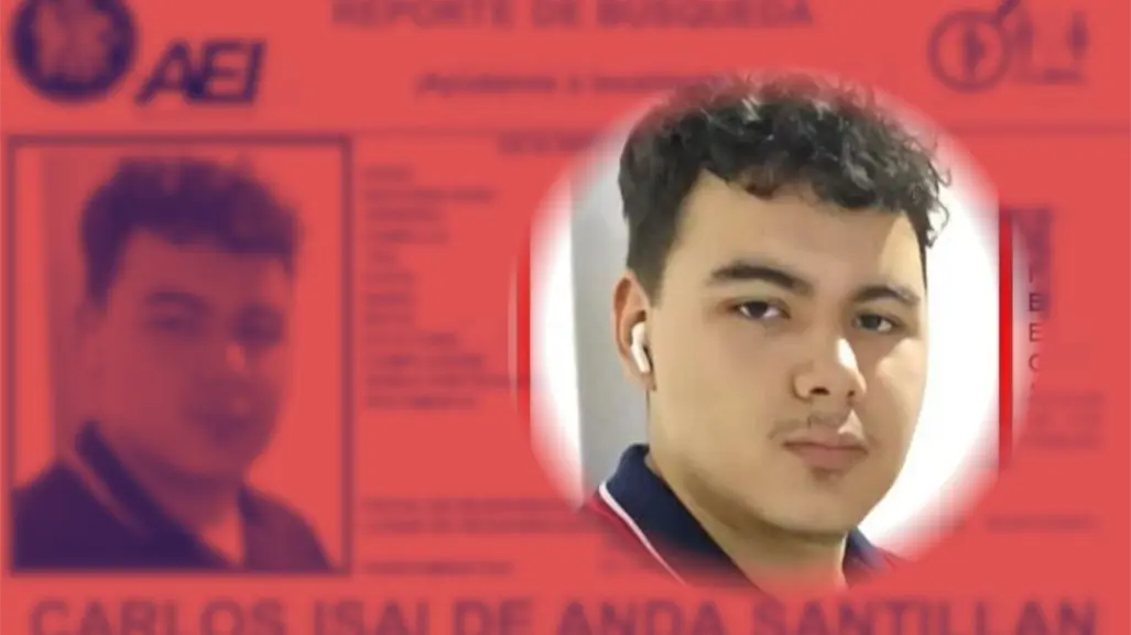 ¿Quién es Carlos Isaí, el joven desaparecido en Los Faisanes, en Guadalupe?