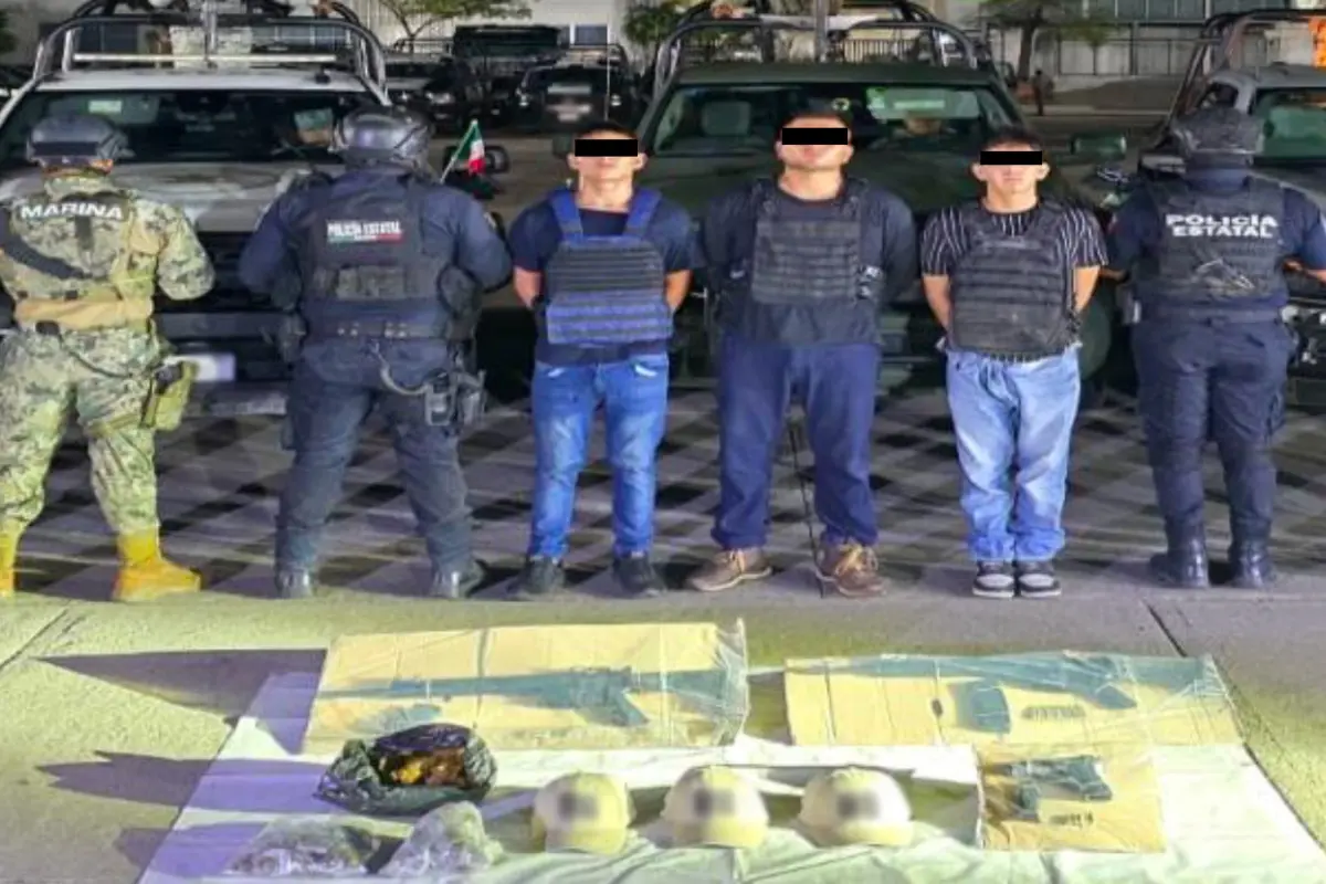 Criminales detenidos en Tabasco Foto: Gabinete de Seguridad