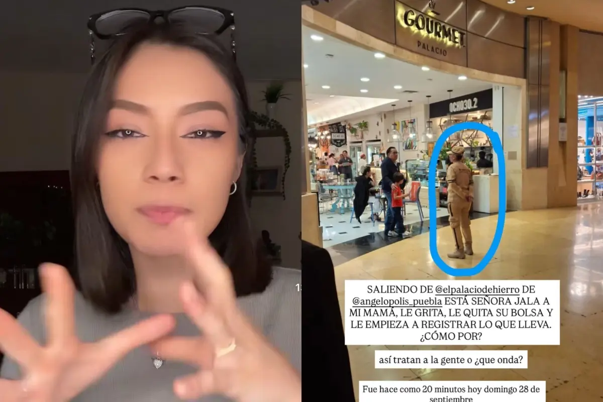Mariana Palacios denunciando discriminación Foto: Instagram @palaciiosmariana