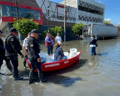 Más de 8 mil familias afectadas en Neza reciben apoyo tras inundaciones; en esto consiste