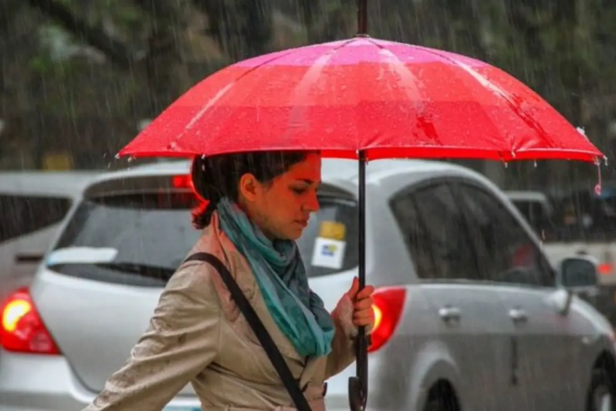 Lluvias en el Edomex. Foto: Especiales