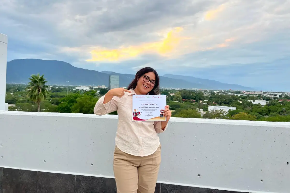 María Guadalupe Calixto gana, por segunda vez consecutiva, el concurso estatal de cortometraje Transparencia en Corto. Foto: Victoria Jiménez