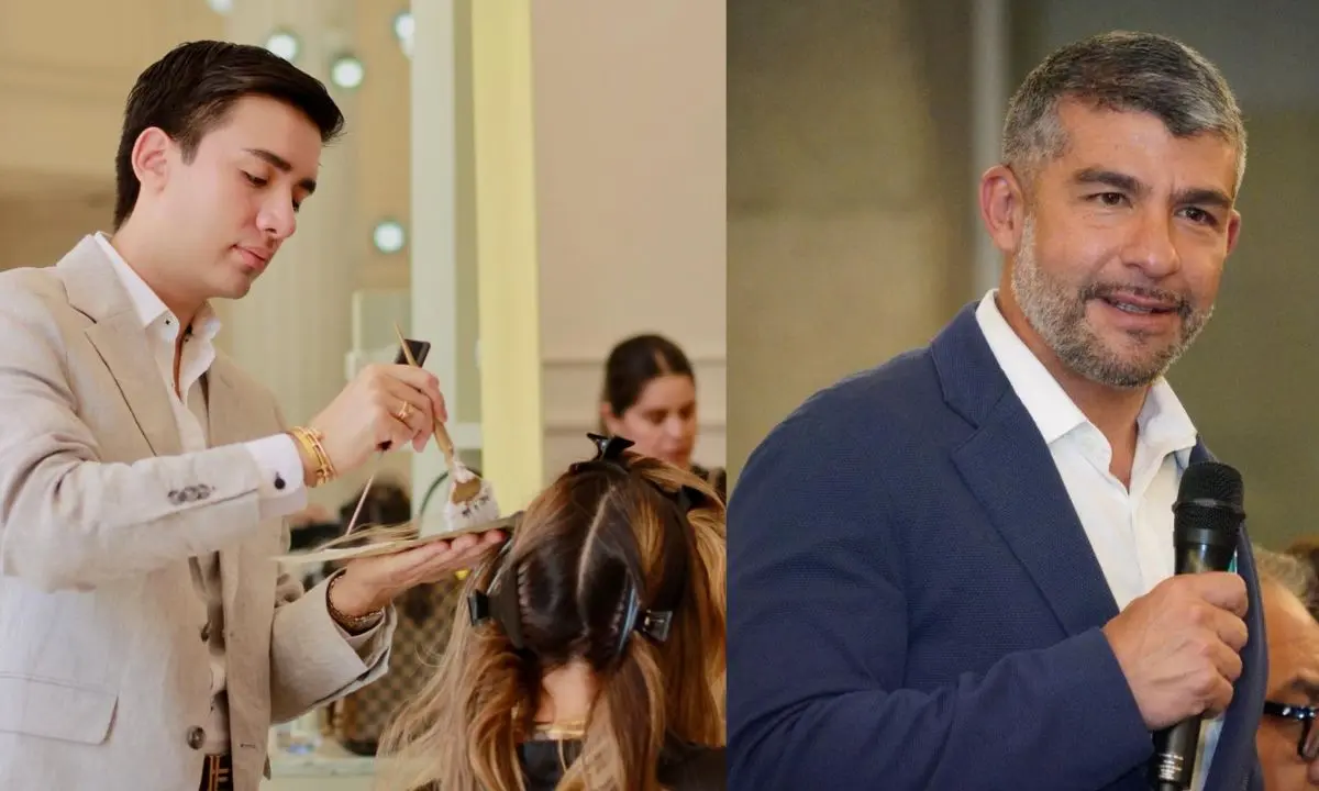 Miguel de la Mora, Mauricio Tabe.  Foto: IG (micky_hair_salon) | Facebook (@Mauricio Tabe) | Canva