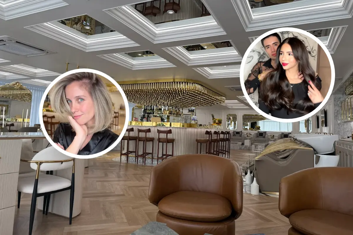 De fondo Micky’s Hair Masaryk, artistas. Foto: Maps Coas Group | IG @micky_hair_salon_masaryk
