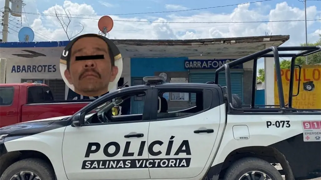 Detienen a sospechoso de múltiples robos en Salinas Victoria
