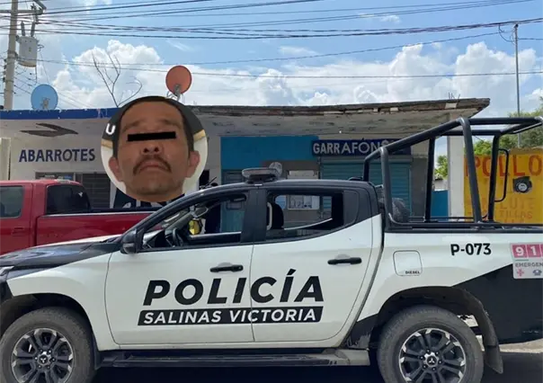 Detienen a sospechoso de múltiples robos en Salinas Victoria