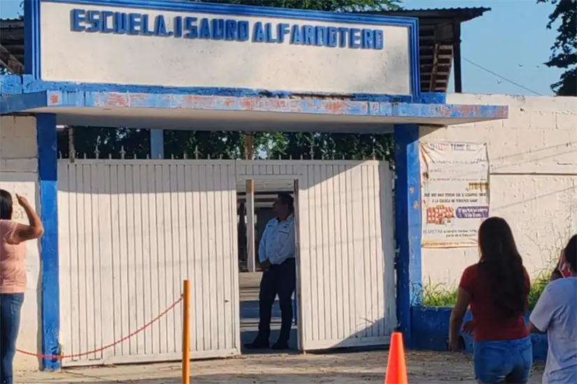 Los hechos se registraron presuntamente en la primaria Isauro Alfaro de Tampico. Foto: Axel Hassel