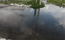 Puente del Río Viejo en Lerma bajo el agua, preocupa a vecinos del Edomex por riesgo de inundación