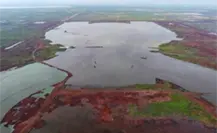 FOTOS | Lluvias fuertes en Edomex llenan el Lago de Texcoco al 78% de su capacidad