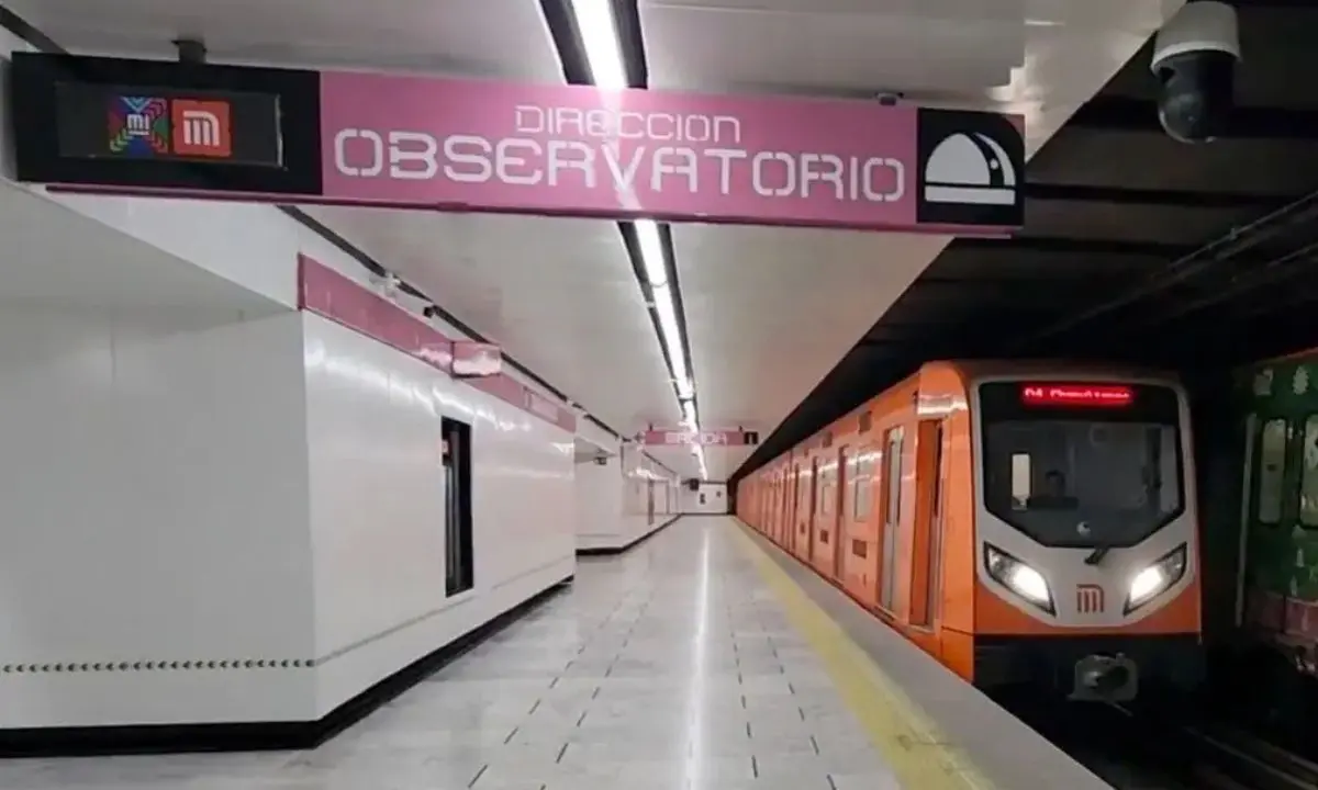 Línea 1 del Metro CDMX. Foto: X (@MetroCDMX)