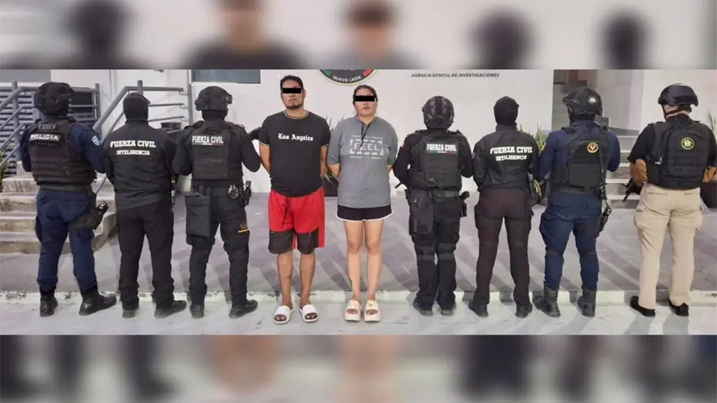 Pareja es capturada en Apodaca con más de 90 dosis de droga