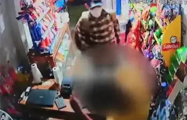 Investigan asalto con machete en tienda de abarrotes en Montemorelos