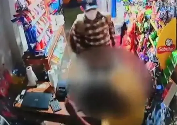 Investigan asalto con machete en tienda de abarrotes en Montemorelos