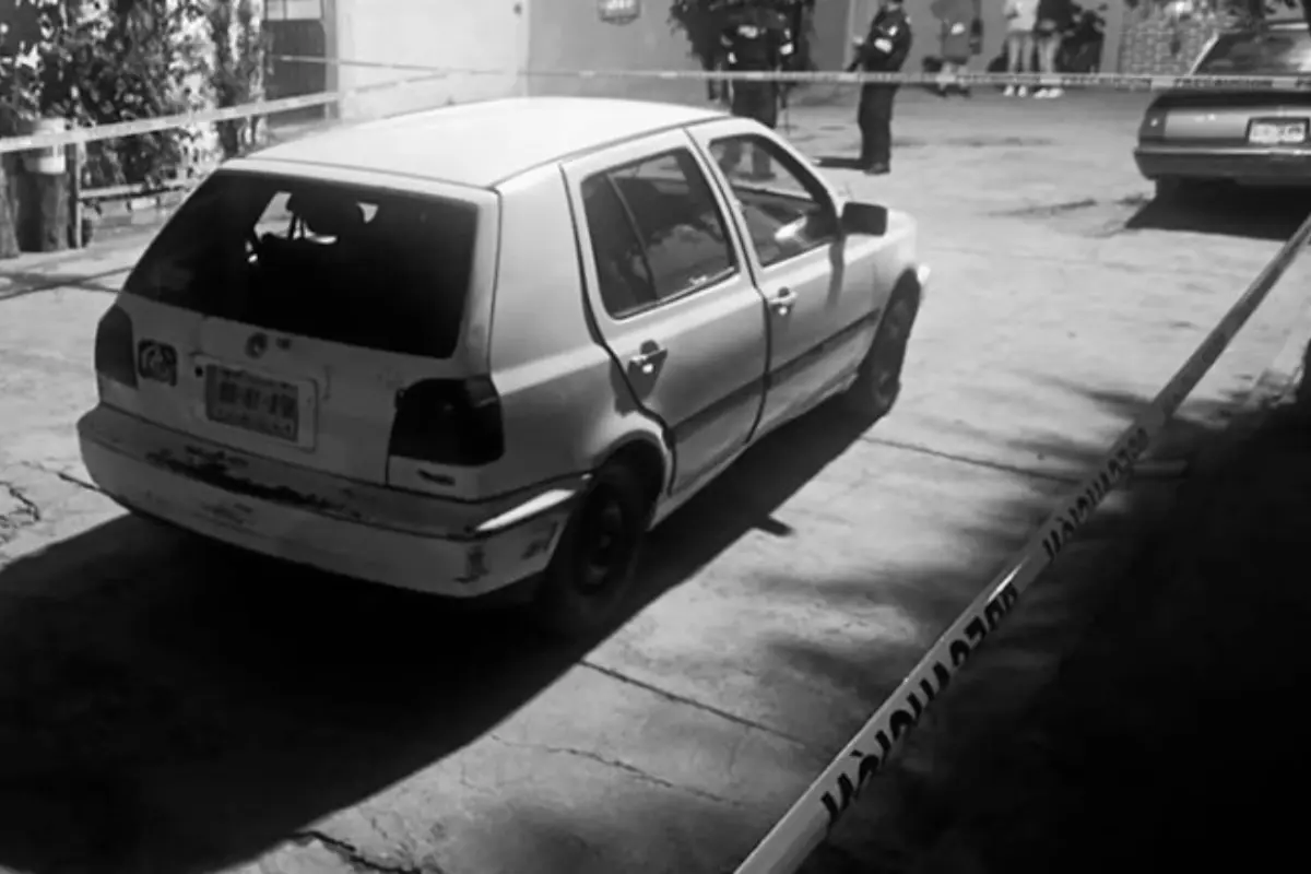 Zona en donde se dio el ataque armado.  Foto: X (@EstaCarajo)