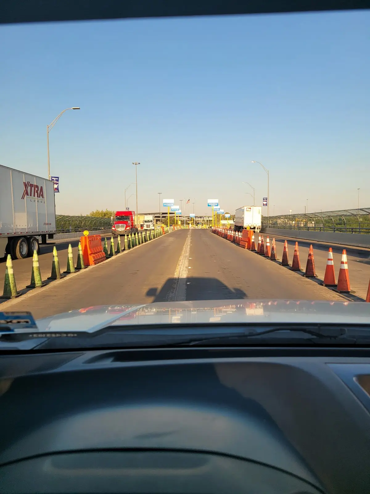 Así se ve la vía al cruce fronterizo hacia Eagle Pass en Piedras Negras / Foto: Luis Alberto Hernandez Piña