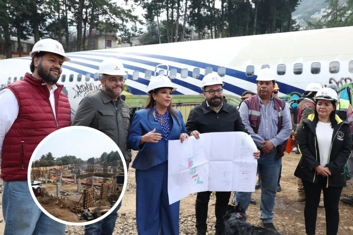 Clara Brugada inaugura UTOPÍA con biblioteca digital y alberca en CDMX. Foto: Gobierno CDMX l Canva