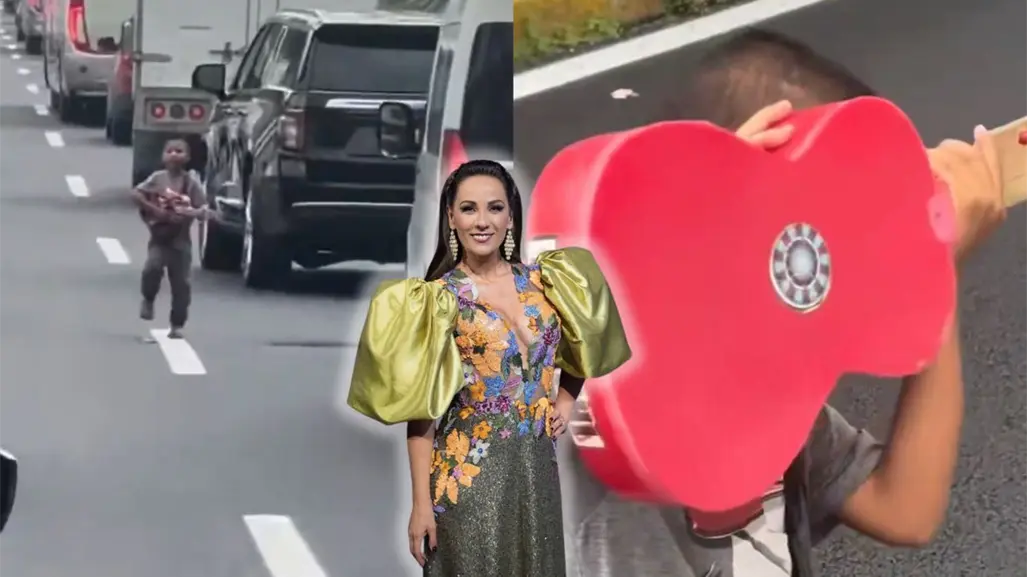 VIDEO | Consuelo Duval capta a niño tocando guitarra entre el tráfico de CDMX; usuarios denuncian explotación