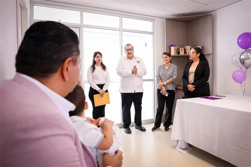 El equipo de la Casa Hogar del Niño y de la Procuraduría del DIF Tamaulipas subrayó la relevancia de ofrecer entornos seguros y afectivos a la niñez tamaulipeca. Foto: Carlos García