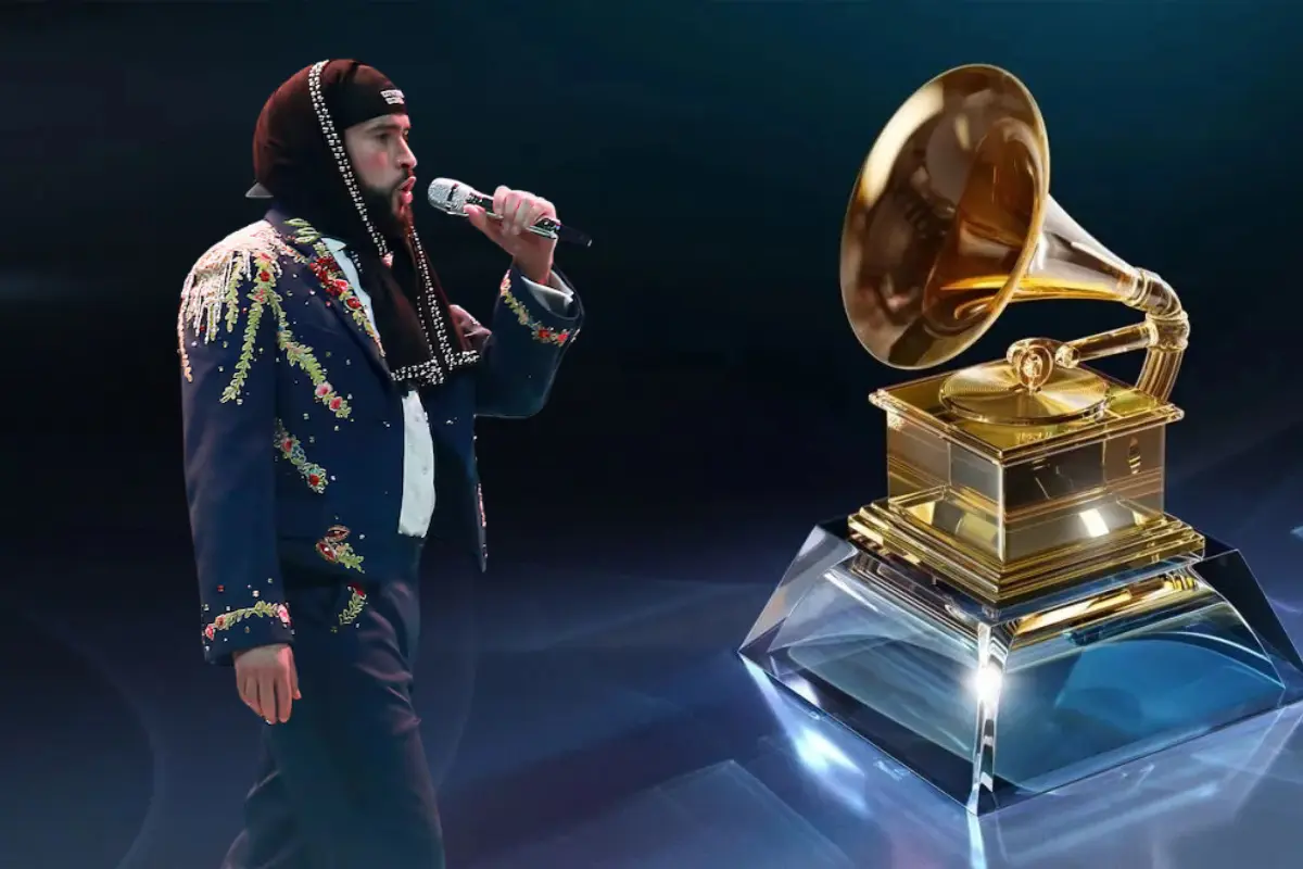 Los Grammy 2026  (Foto: IG @badbunny, @recordingacademy / Canva)