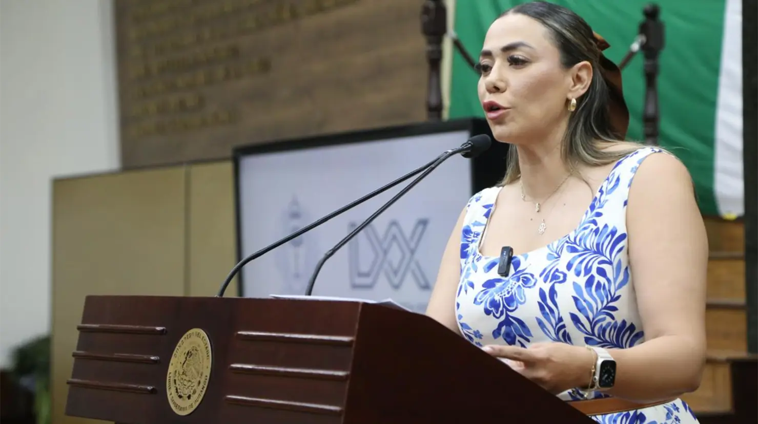 Daniela Soto Hernández. diputada local y líder estatal del PRI en Durango. | Foto: Congreso del Estado.