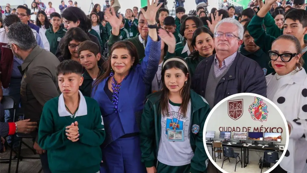 Clara Brugada lanza "Mixtli Digital" en CDMX: más de 3 mil escuelas básicas recibirán tecnología de punta