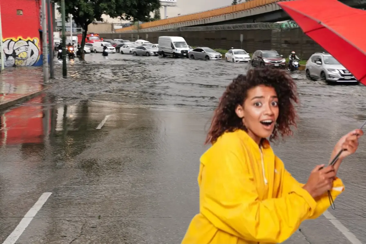 Lluvias en CDMX. Foto: SSC CDMX | Canva