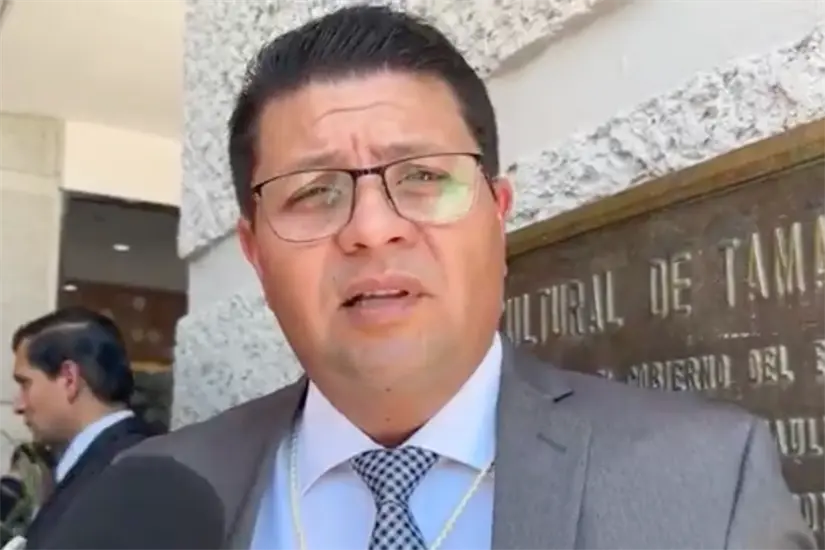 Luis Lauro Reyes, delegado de los Programas del Bienestar en Tamaulipas. Foto: Ramón Sánchez