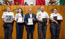 Andrés Mijes reconoce a policías por su profesionalismo y compromiso social con Escobedo