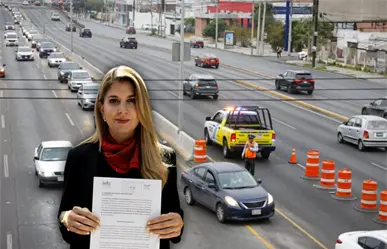 Melisa Peña busca regularizar implementación de carriles de contraflujo en Nuevo León