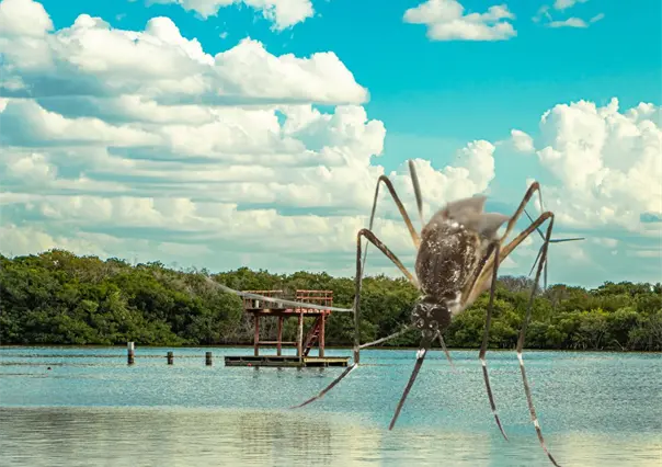 Así es la lucha contra los mosquitos en las zonas costeras de Yucatán