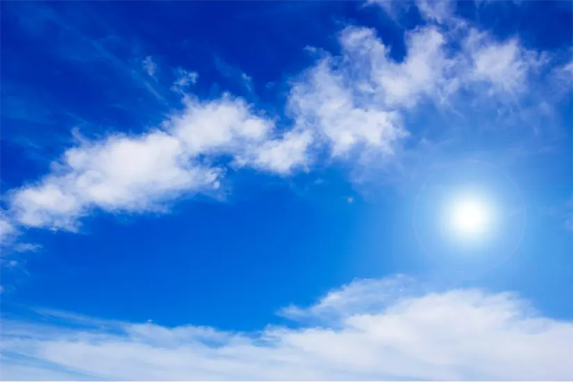 Calor y cielo despejado para el norte de Tamaulipas. Foto: Freepik 