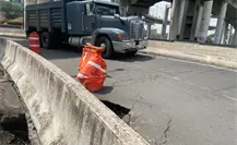 Cierran Puente de la Concordia en Iztapalapa por grieta de más de 100 metros Cierran Puente de la Concordia en Iztapalapa por grieta de más de 100 metros