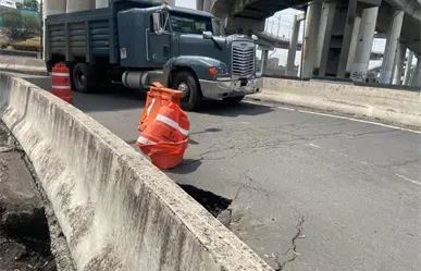 Cierran Puente de la Concordia en Iztapalapa por grieta de más de 100 metros