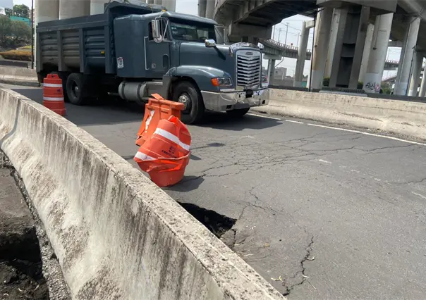 Cierran Puente de la Concordia en Iztapalapa por grieta de más de 100 metros