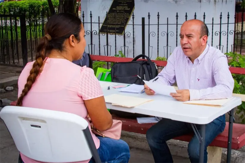 Reclutamiento laboral para la caseta Victoria-Jaumave | Foto: Secretaría del Trabajo y Previsión Social