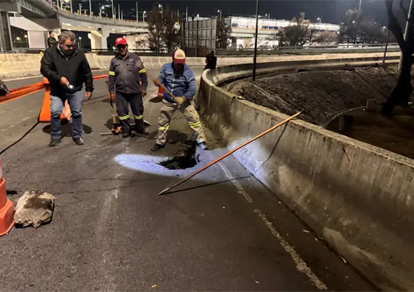 SEGIAGUA sella grieta en el Puente de la Concordia, Iztapalapa; así fue su reparación