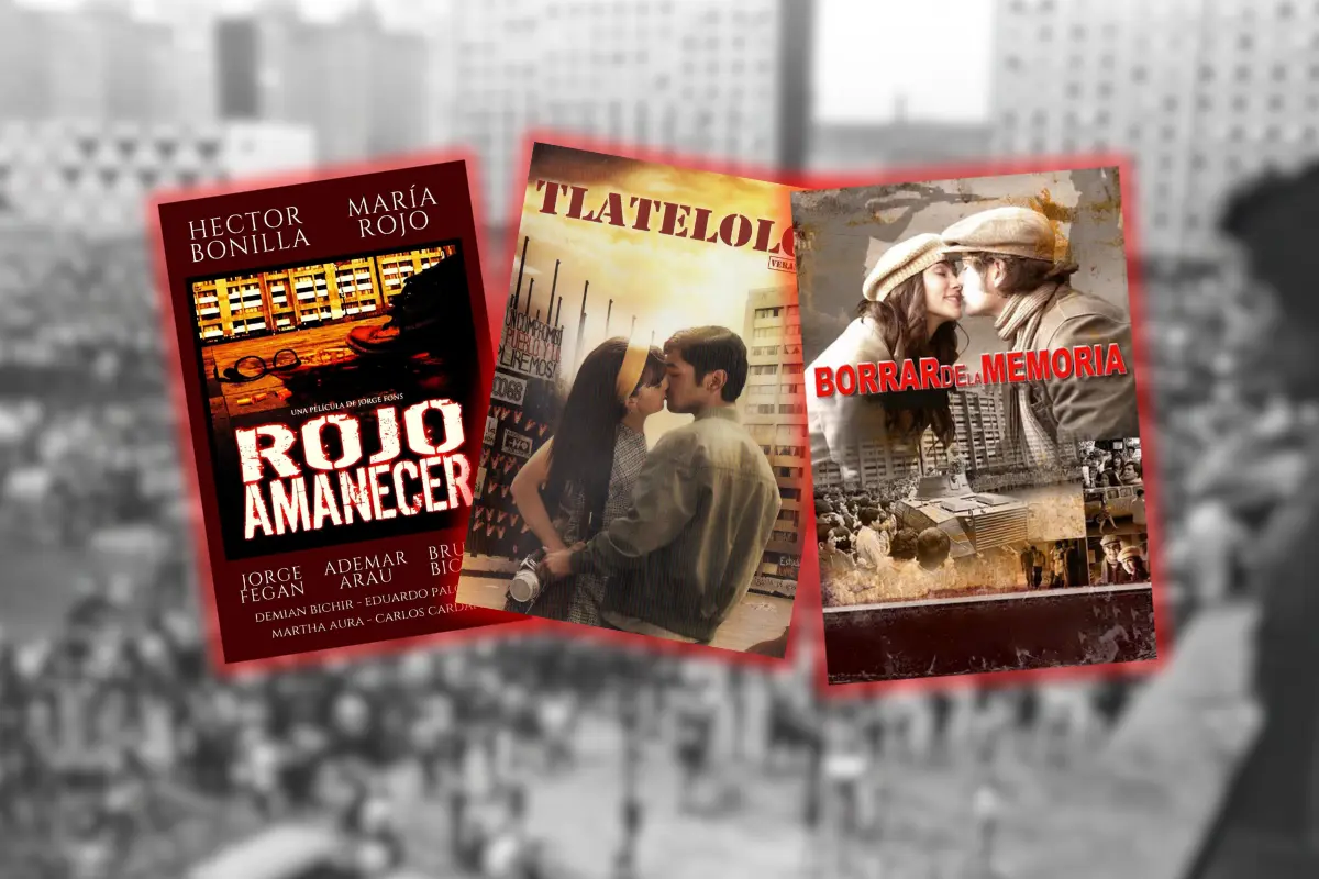 En el 57 aniversario de la Matanza de Tlatelolco, el cine mexicano ofrece relatos que honran la memoria de esa tragedia. Foto: Canva