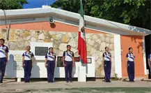 Normal Superior de Yucatán recordó el 2 de octubre con acto cívico