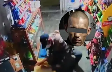 Asaltante que atacó con machete a hombre en tienda de abarrotes es detenido en Montemorelos