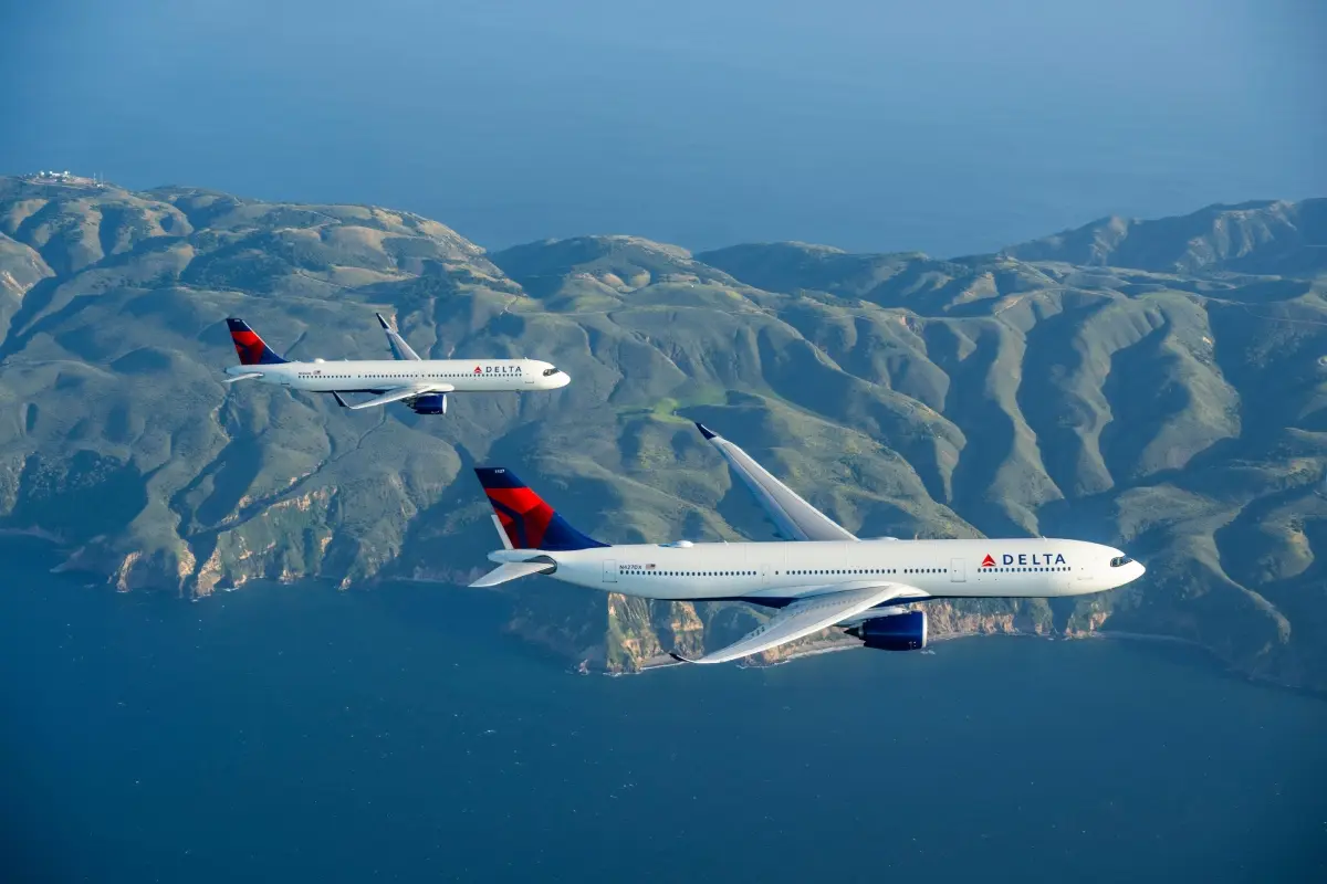 Aviones de Delta Airlines Foto: X(Twitter) @Delta