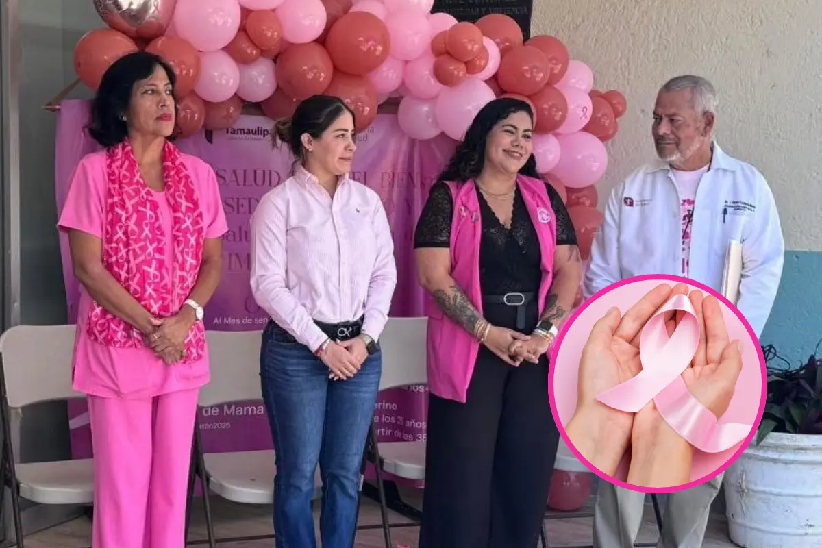 Dio inicio la caravana Rosa para prevenir el cáncer de mama en Tampico | Foto: Axel Hassel