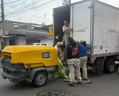 FOTOS | Delincuentes provocan fuga de agua en colonia de Gustavo A. Madero
